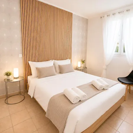 Jasmin - T4, 6p, Pk, Clim, Piscine Villa Antibes